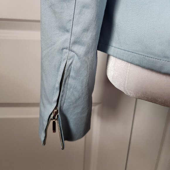 Vintage Women's Nine West Light Blue Jacket Size 12 - Picture 4 of 8